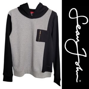 🆕️ Sean John Color Block Pocket Front  Hoodie